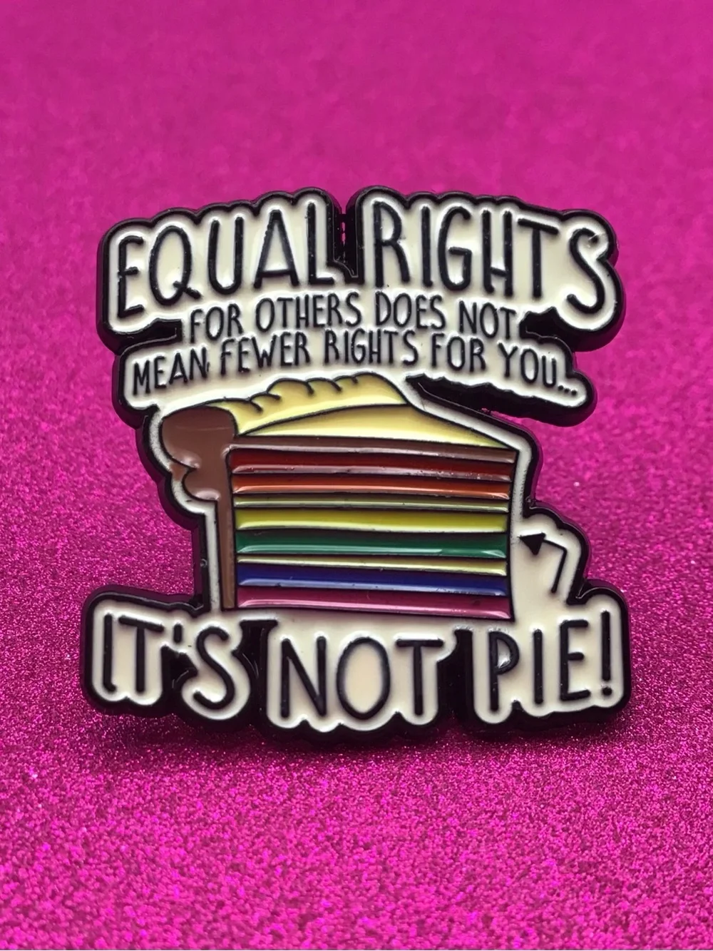 Equal Rights Enamel Pin - Picture 1 of 1
